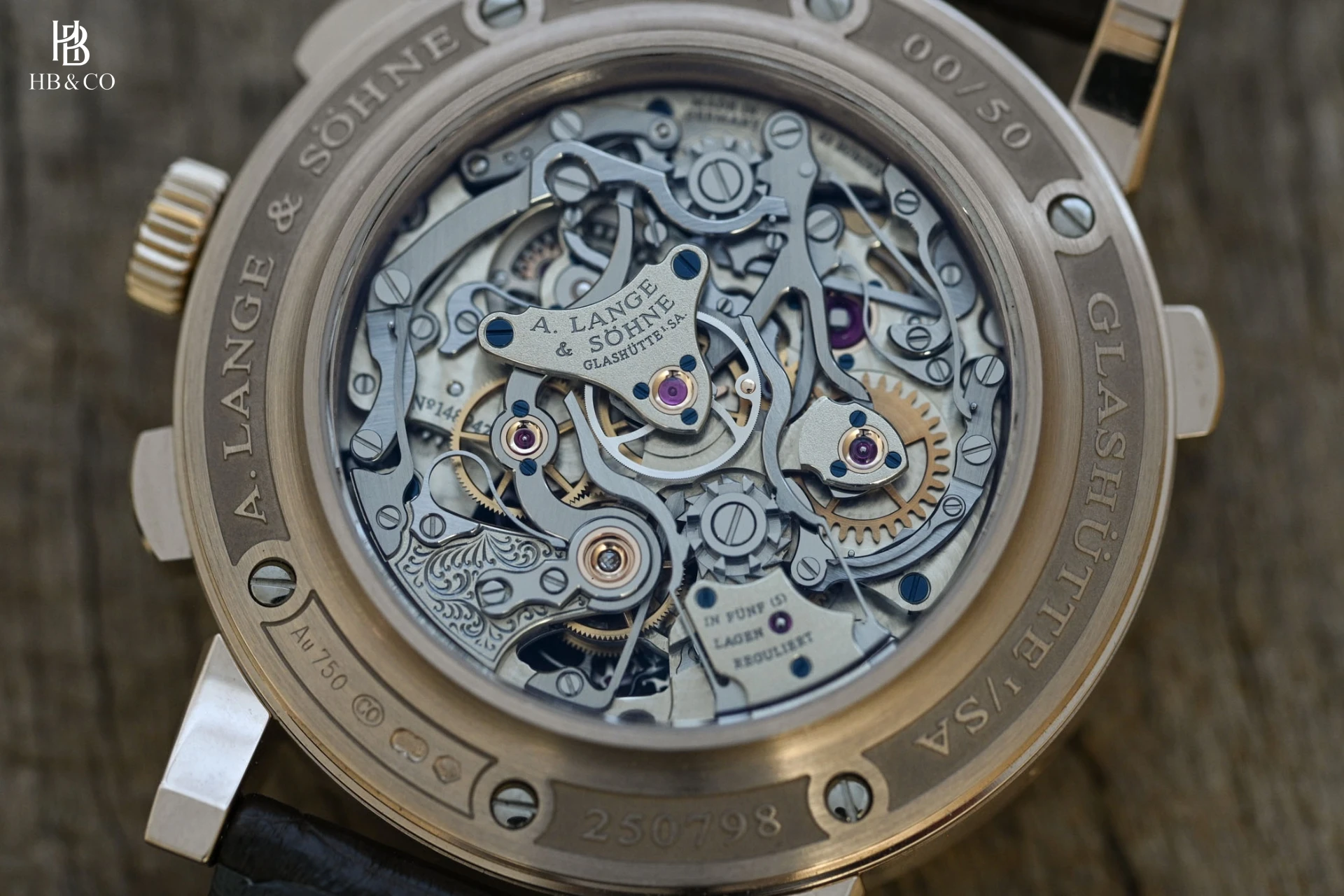 A. Lange & Söhne 1815 Tourbograph Perpetual Honey Gold® “Homage to F. A. Lange” 43mm 706.050FE (Limited Edition 50pcs)