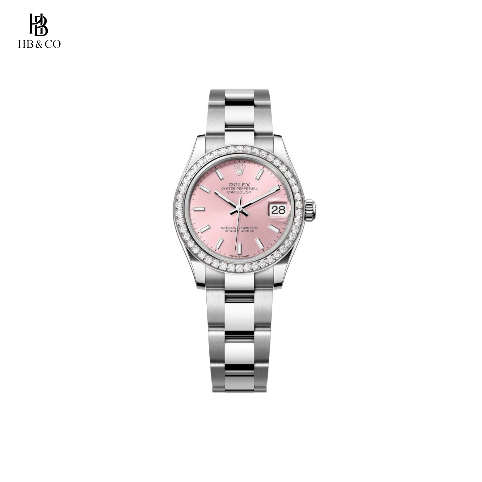 Rolex Lady-Datejust 31mm 278384RBR-0017 Pink Dial - HB & CO