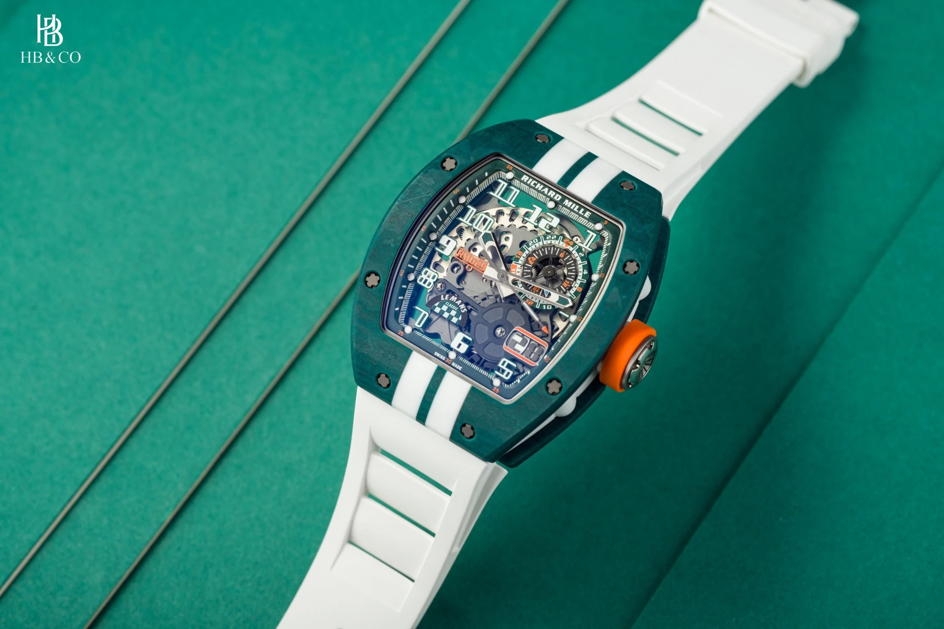 Richard Mille RM 029 Green Quartz TPT® & White Quartz TPT® “Le Mans Classic” (Limited Edition 150pcs)