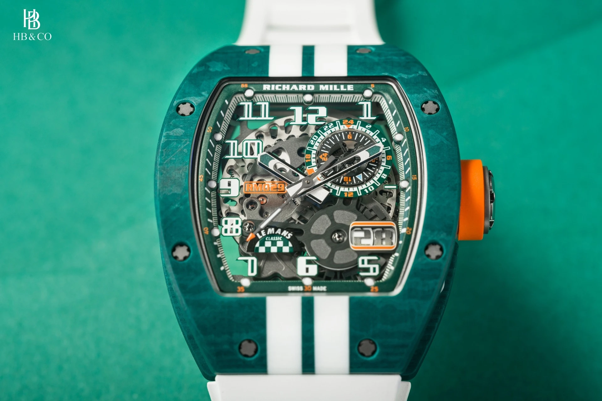 Richard Mille RM 029 Green Quartz TPT® & White Quartz TPT® “Le Mans Classic” (Limited Edition 150pcs)