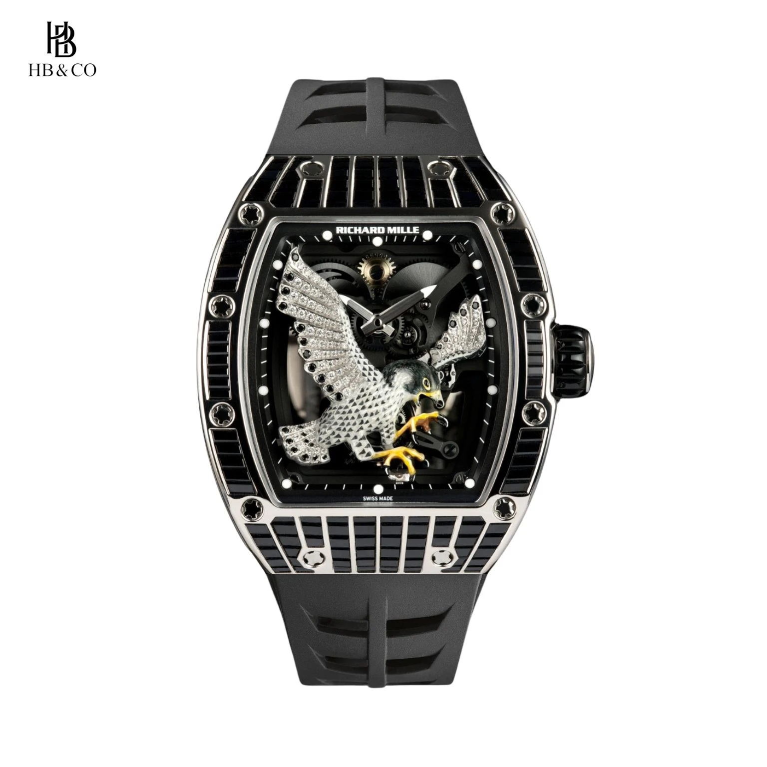 Richard Mille RM 57-02 White Gold & Black Sapphire “Falcon” (Unique Piece)