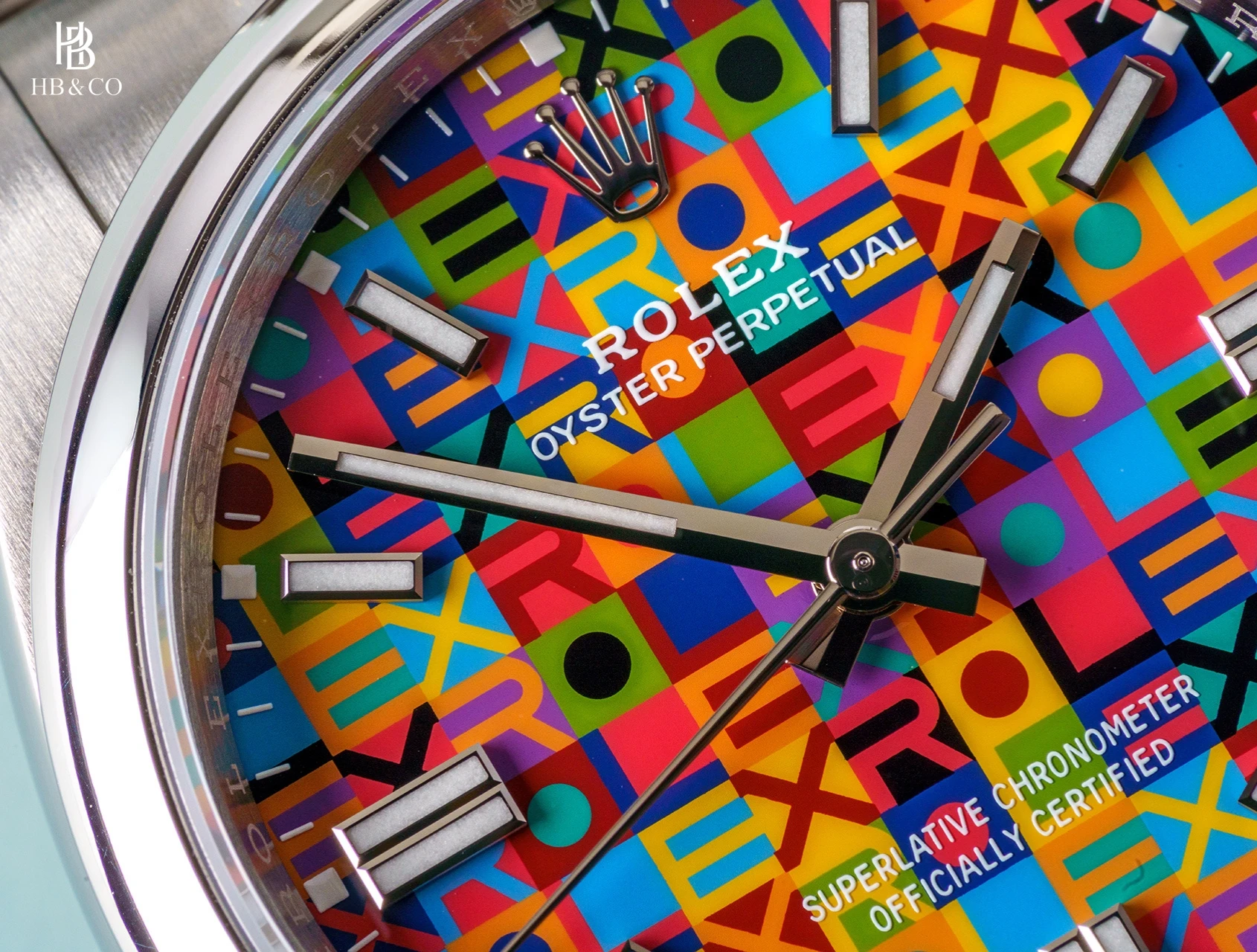 Rolex Oyster Perpetual 36mm 126000-0016 Multicoloured Jubilee Motif Dial