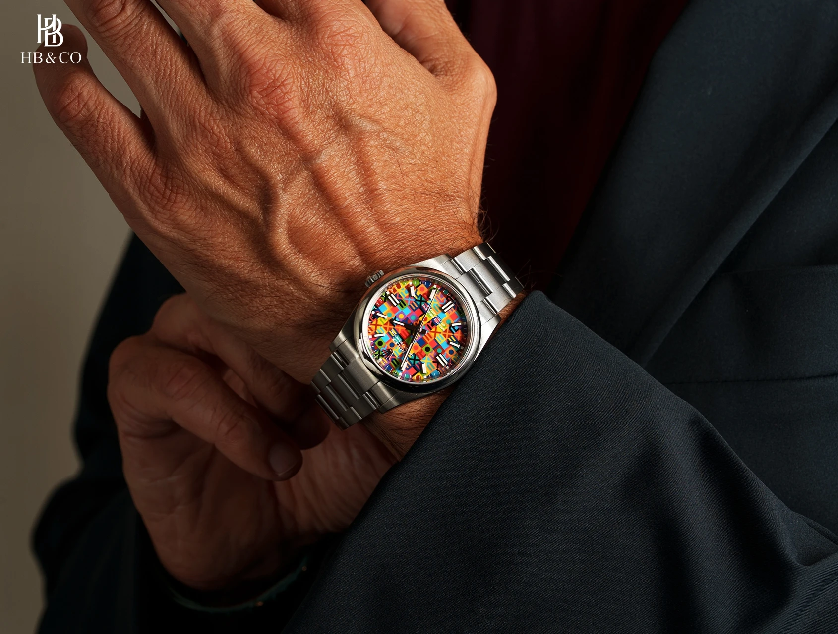 Rolex Oyster Perpetual 36mm 126000-0016 Multicoloured Jubilee Motif Dial