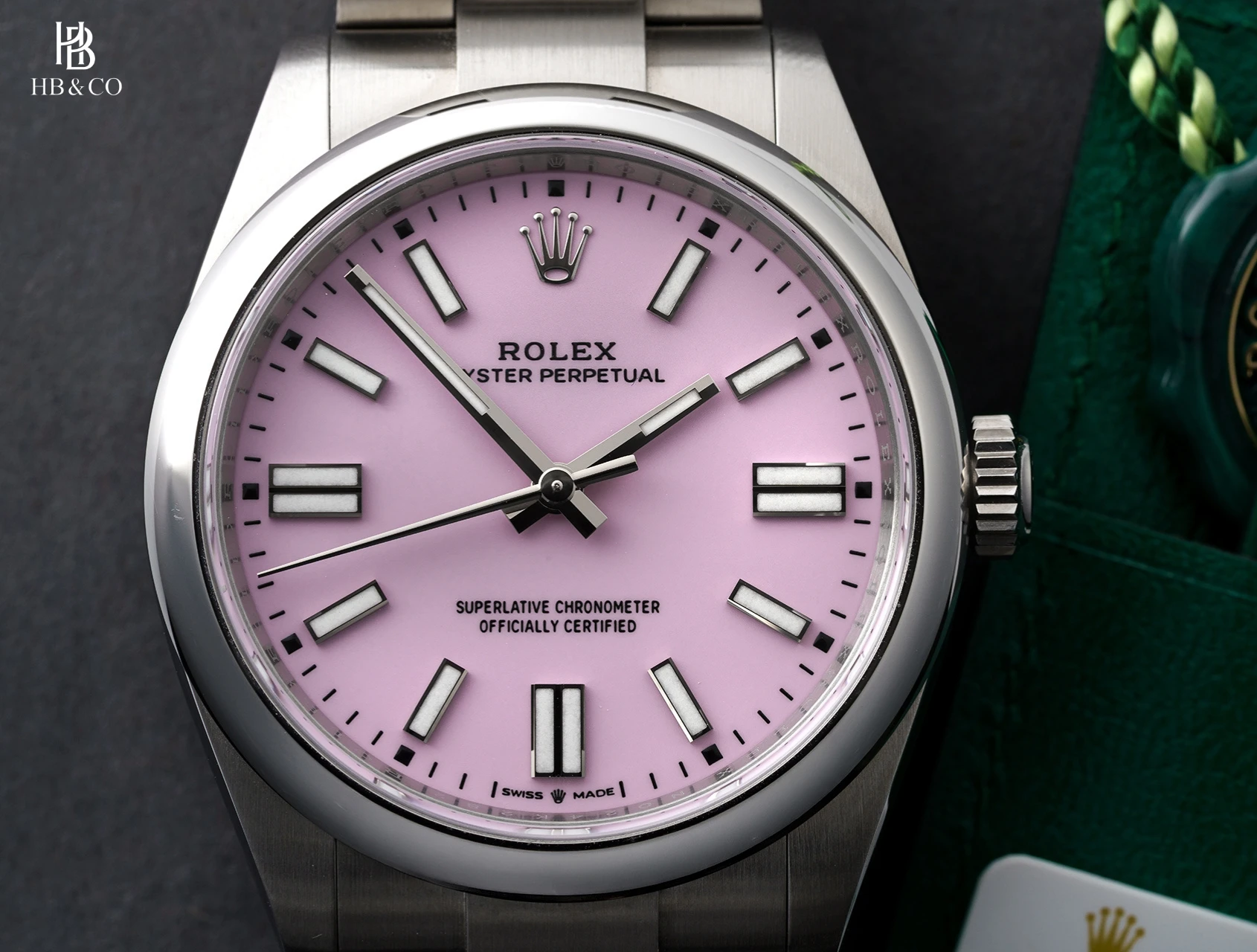 Rolex Oyster Perpetual 41mm 134300-0013 Candy Pink Dial